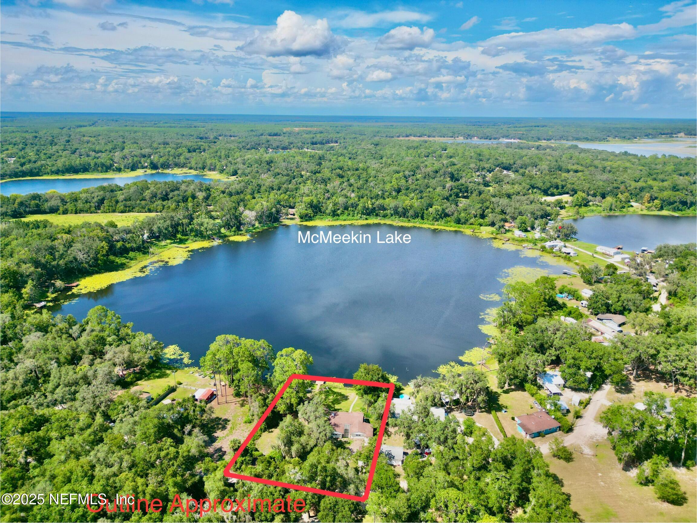 145 Depot Road Hawthorne, FL 32640 - Photo 60 of 73 a view of a garden with a lake