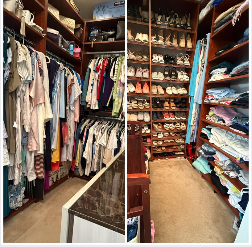 8726 Tally Ho Lane West Palm Beach, FL 33411 - Photo 13 of 33 a view of walk in closet with clothes and shoes