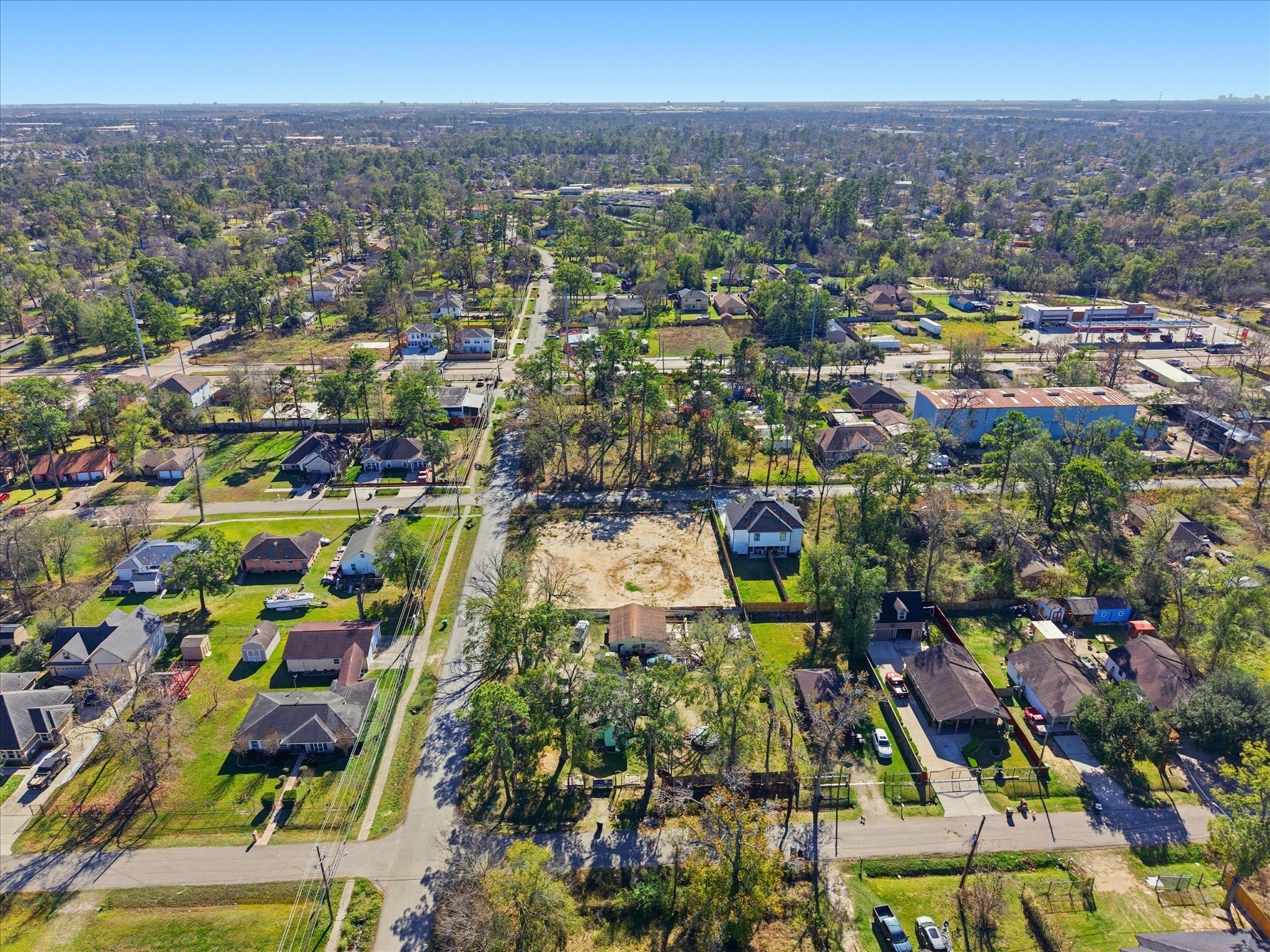 8227 Hamlet Street Houston, TX 77078 - Photo 7 of 17 an aerial view of multiple house