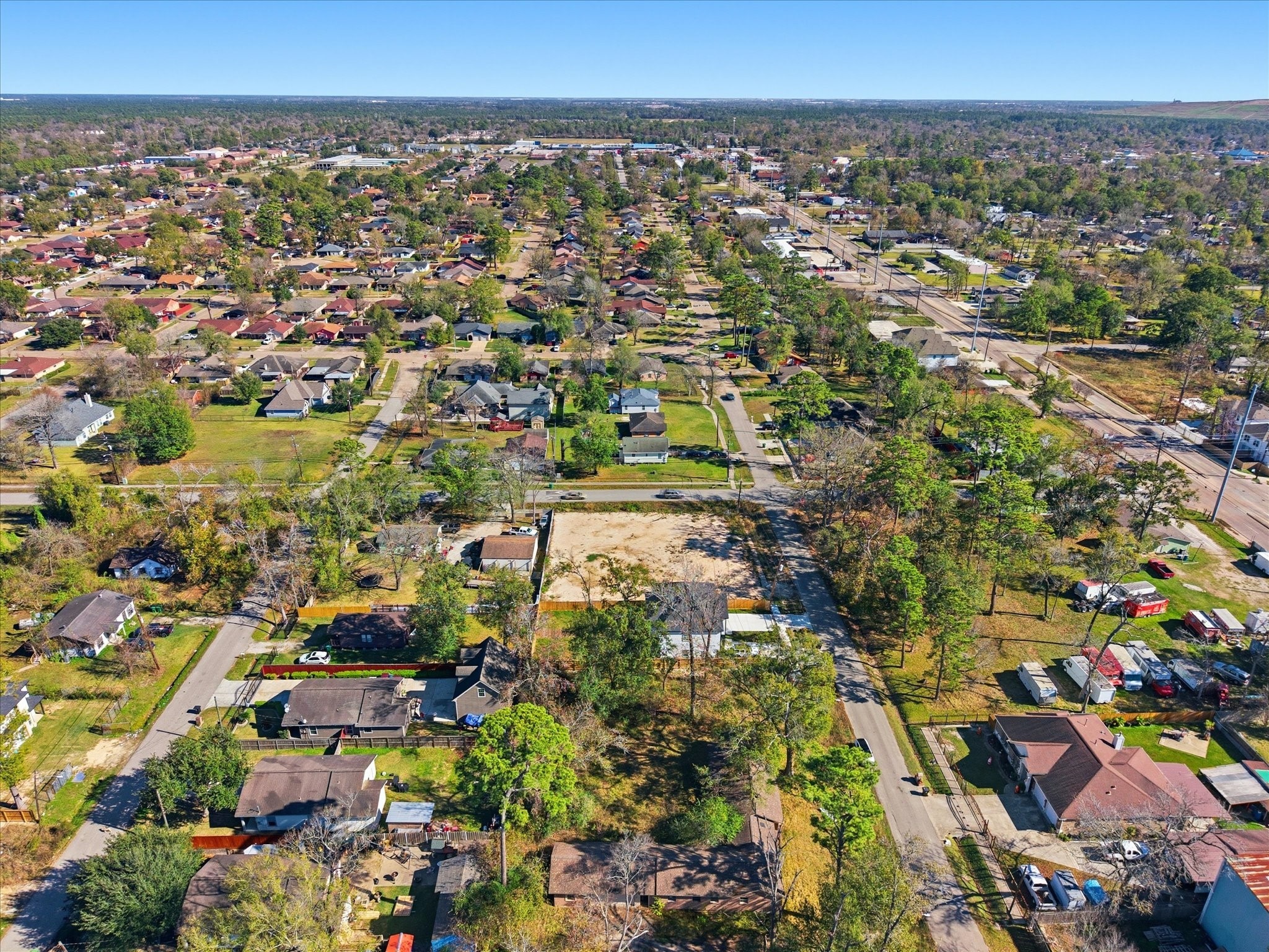 8227 Hamlet Street Houston, TX 77078 - Photo 9 of 17 an aerial view of multiple house