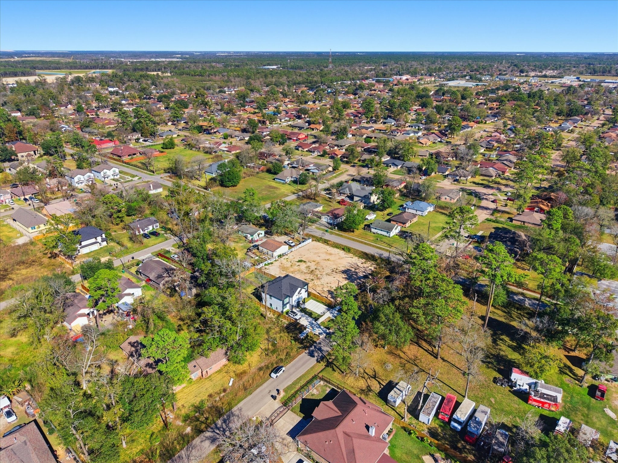 8227 Hamlet Street Houston, TX 77078 - Photo 10 of 17 an aerial view of multiple house