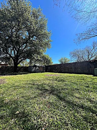 a view of outdoor space with garden