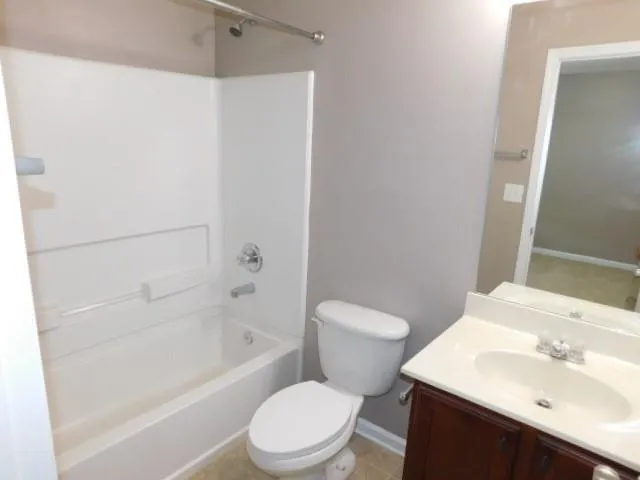a bathroom with a toilet