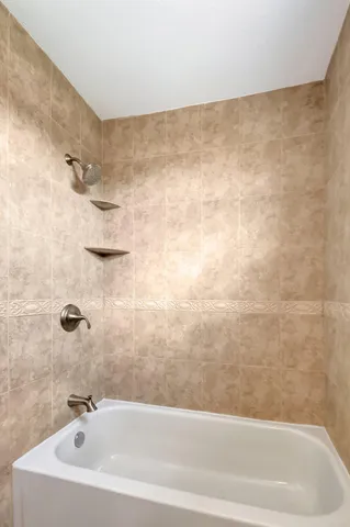 a view of a porch with a tv