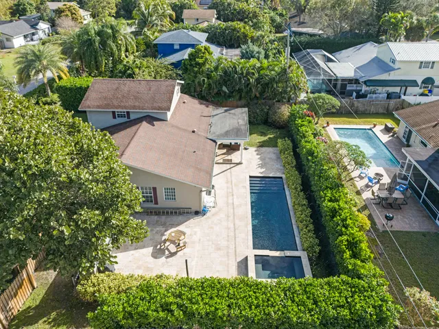 a outdoor space with patio furniture