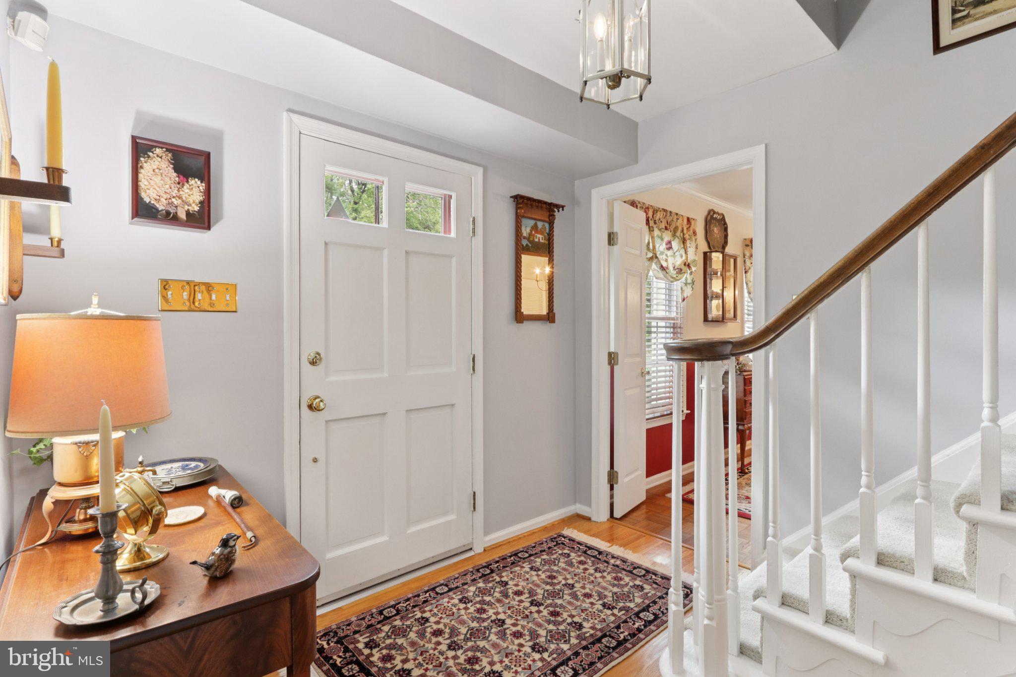 294 Batleson Road Ambler, PA 19002 - Photo 4 of 50 a view of an entryway with workspace and stairs