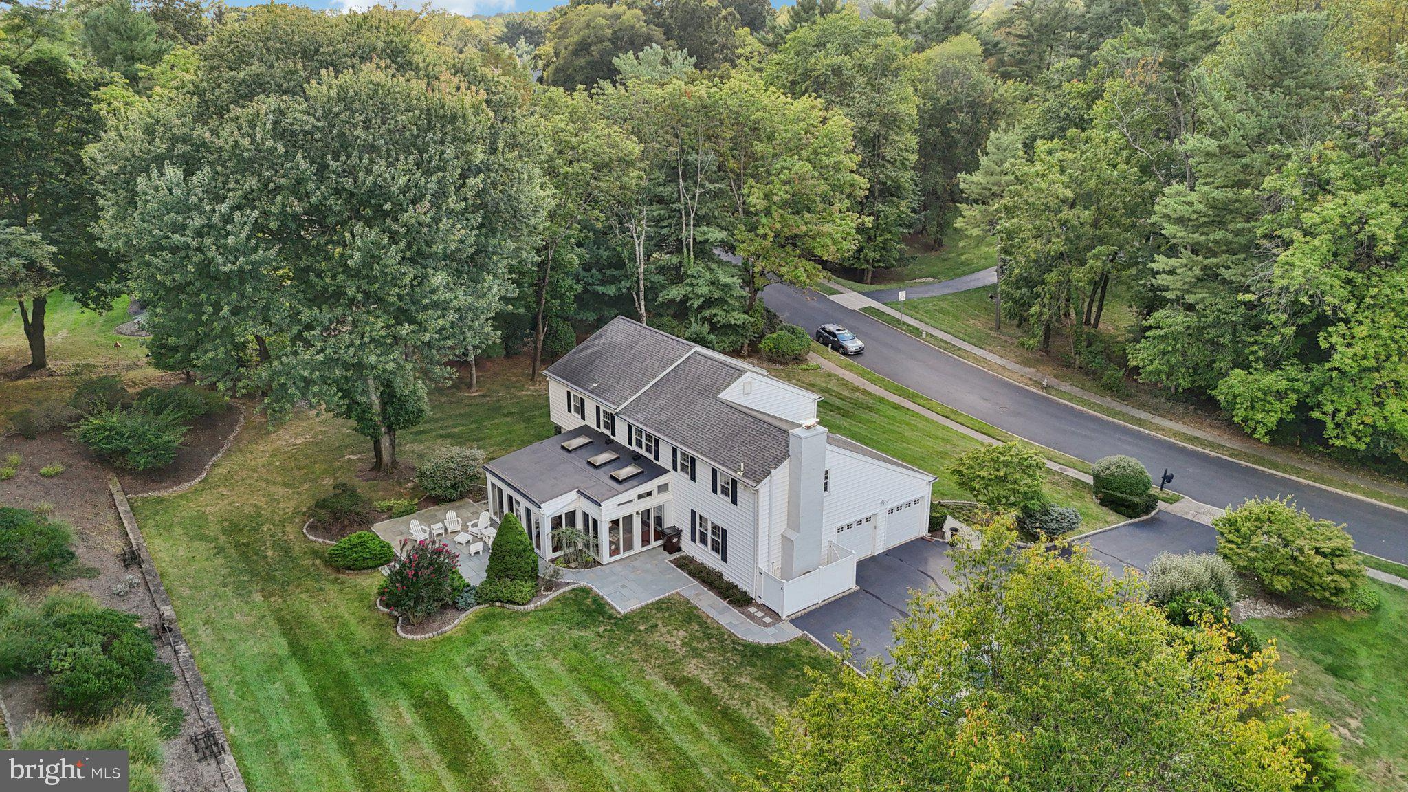 294 Batleson Road Ambler, PA 19002 - Photo 48 of 50 an aerial view of a house with a yard