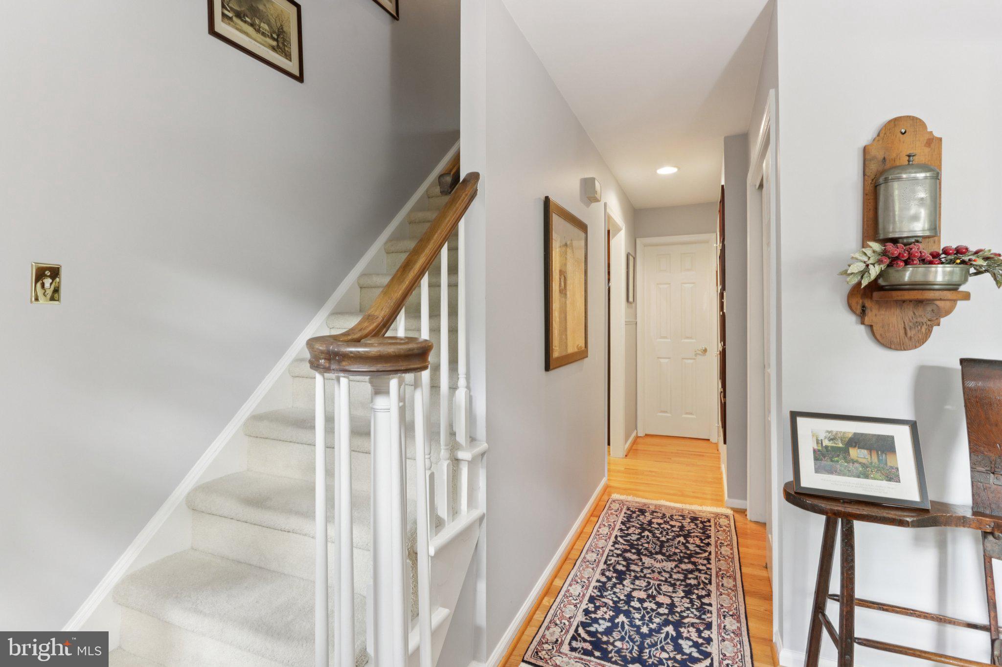 294 Batleson Road Ambler, PA 19002 - Photo 5 of 50 a view of a hallway with wooden floor and entryway