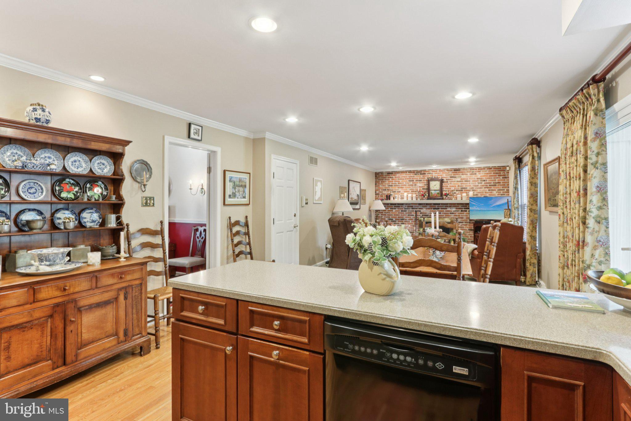 294 Batleson Road Ambler, PA 19002 - Photo 9 of 50 a kitchen with lots of counter top space and wooden floor