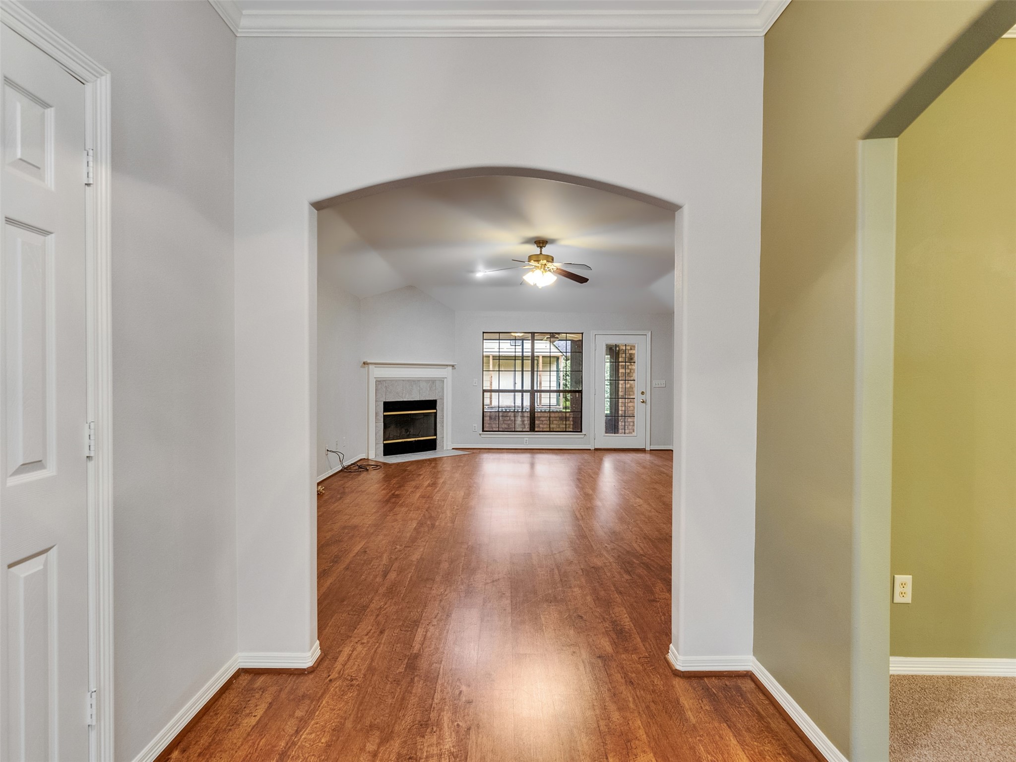 195 Coral Gables Trinity, TX 75862 - Photo 5 of 50 Just inside the front door. Formal Entry showing formal dining to the right and how the foyer opens up to the Living room.