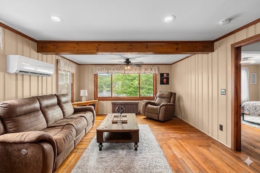 26 Acres Of Pine Road Coventry, RI 02816 - Photo 5 of 36 AI generated photo showing painted pine walls