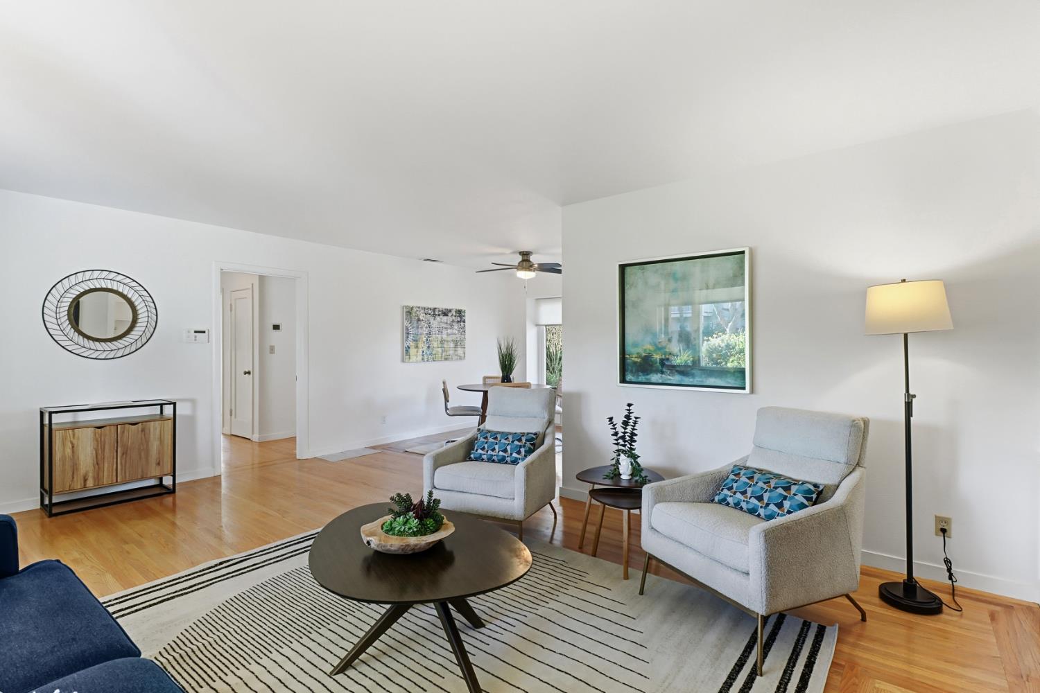 709 A Street Davis, CA 95616 - Photo 15 of 74 a living room with furniture and wooden floor