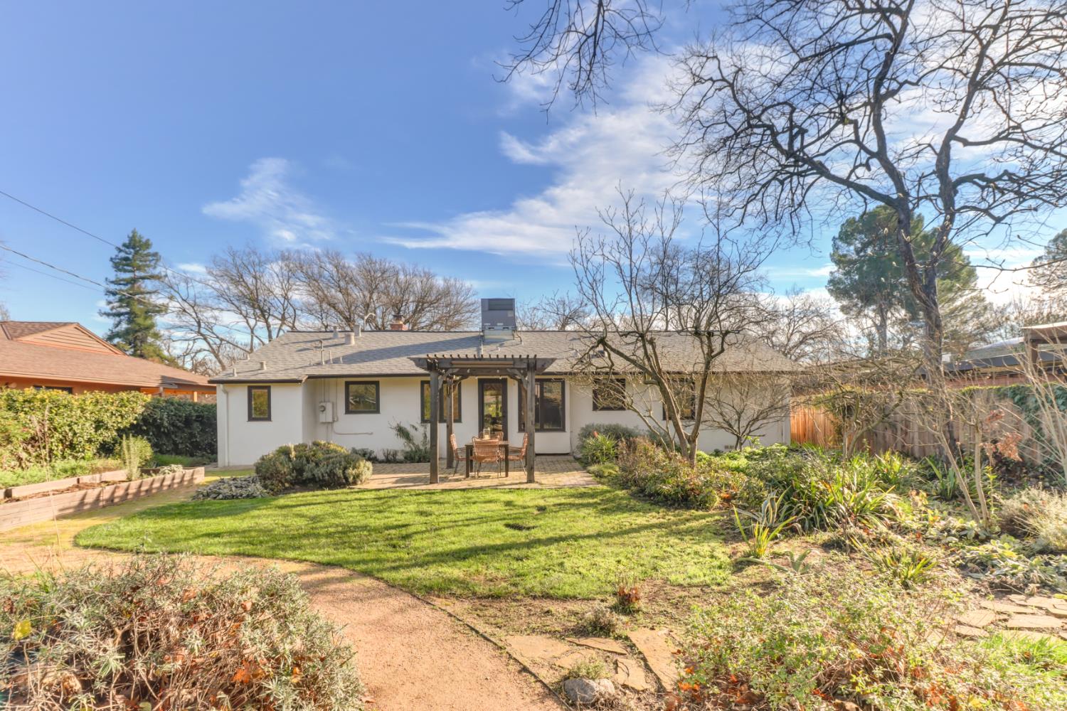 709 A Street Davis, CA 95616 - Photo 59 of 74 a front view of a house with garden