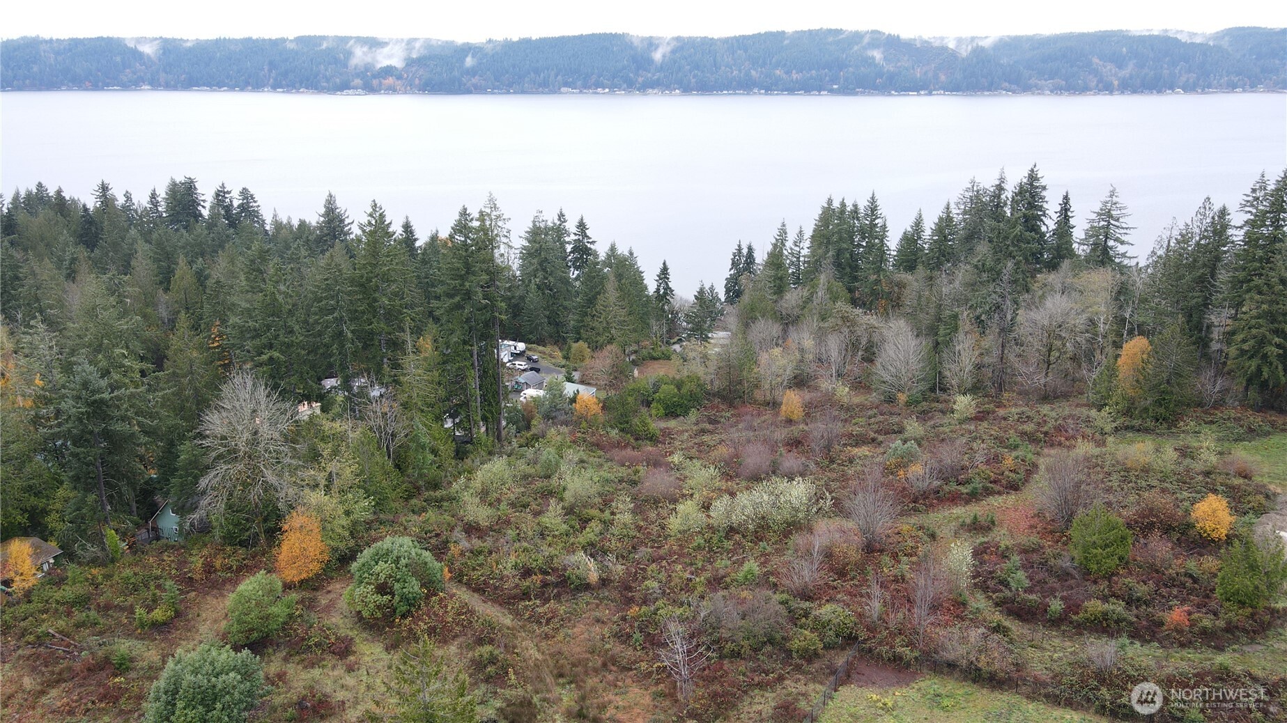 0 East Twanoh Heights Road North Belfair, WA 98528 - Photo 28 of 29 a view of a lake from a yard