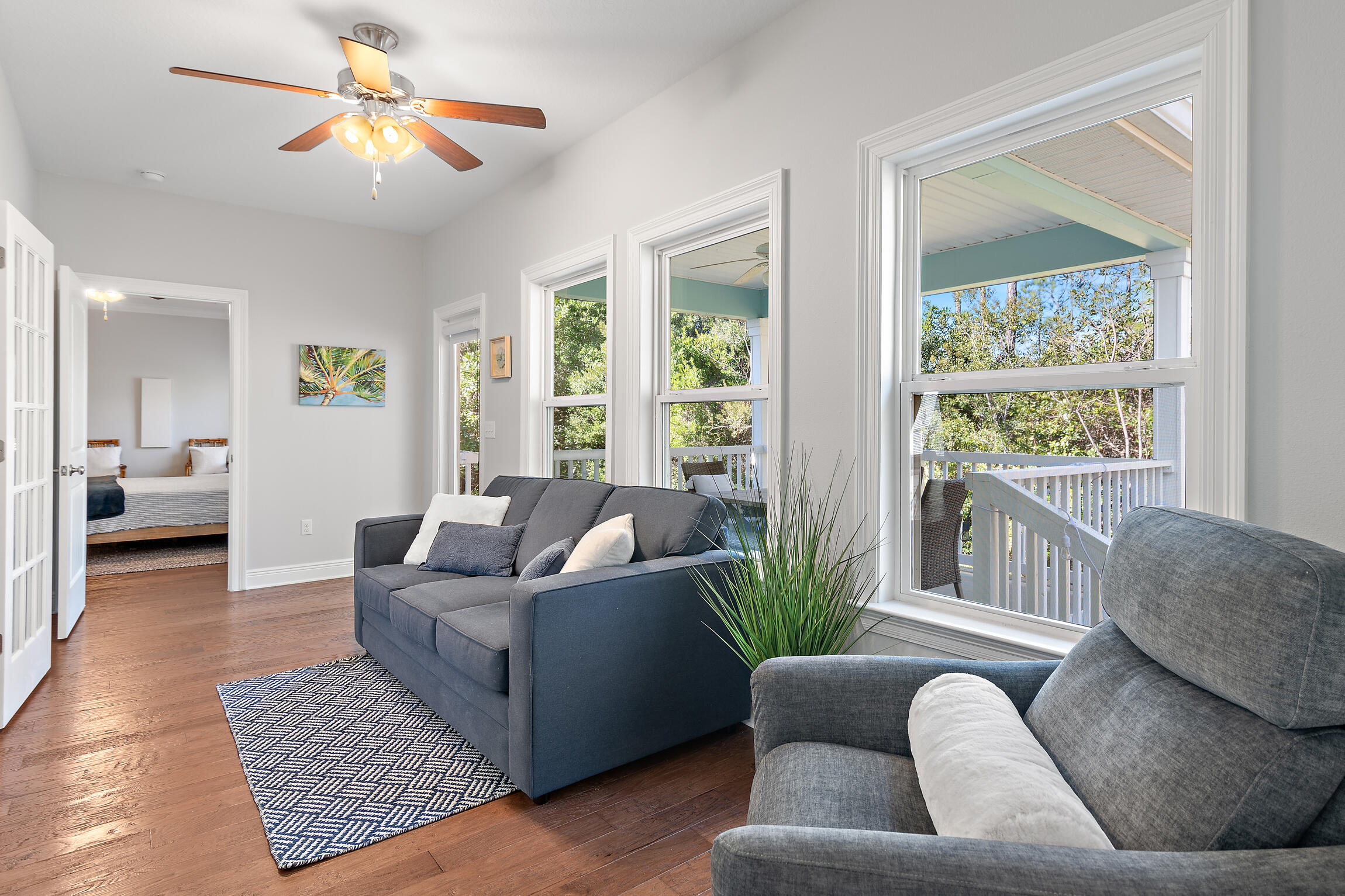 90 Ocean Spray Circle Santa Rosa Beach, FL 32459 - Photo 15 of 57 a living room with furniture and a large window
