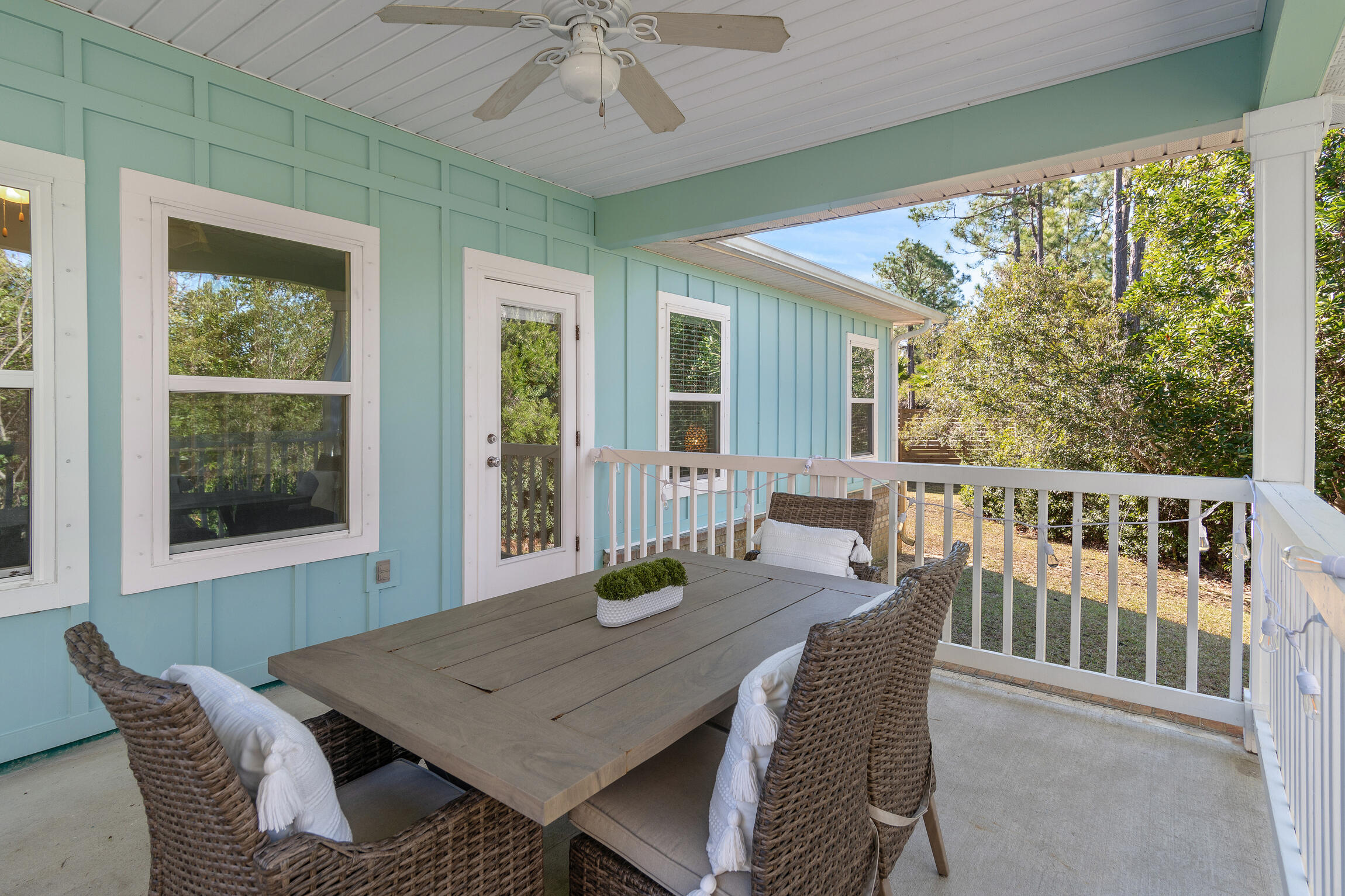 90 Ocean Spray Circle Santa Rosa Beach, FL 32459 - Photo 33 of 57 a view of a dining room with furniture window and outside view