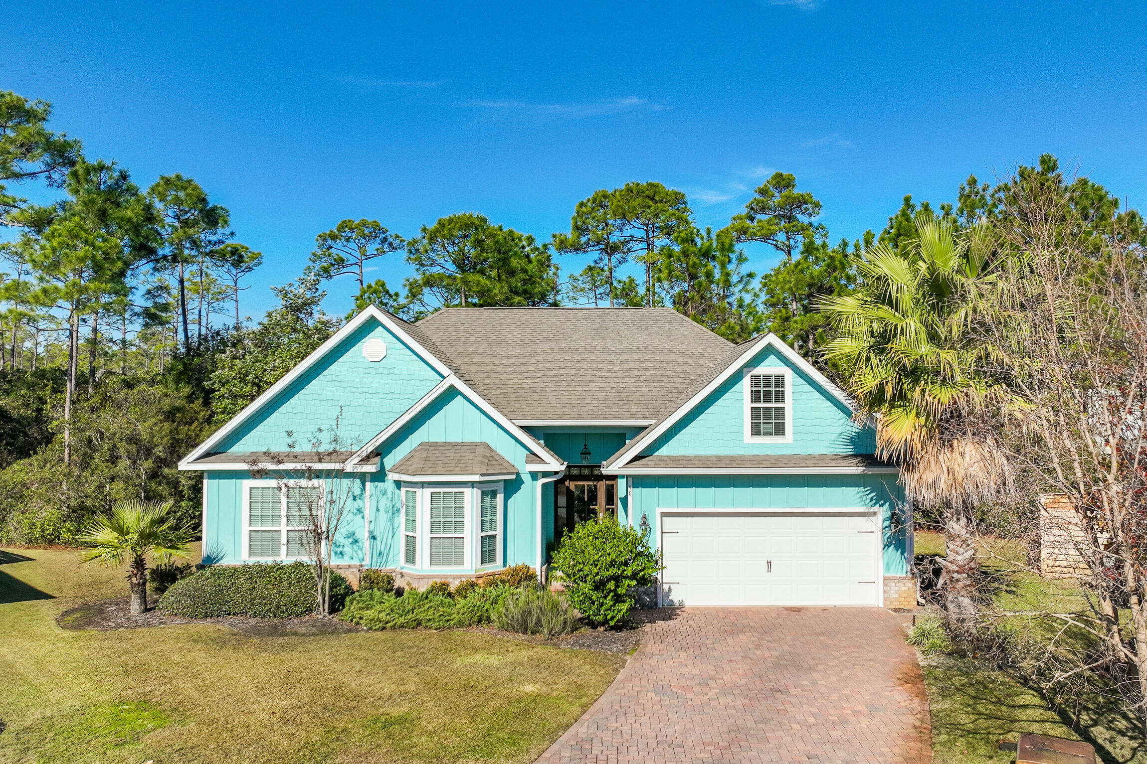 90 Ocean Spray Circle Santa Rosa Beach, FL 32459 - Photo 36 of 57 a house view with a garden space
