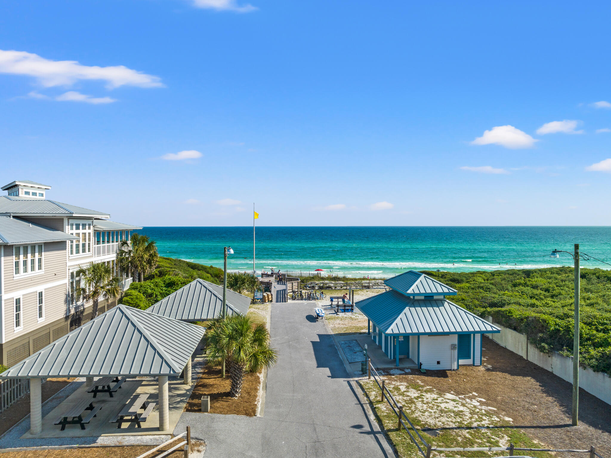 90 Ocean Spray Circle Santa Rosa Beach, FL 32459 - Photo 46 of 57 a view of swimming pool with outdoor seating and city view
