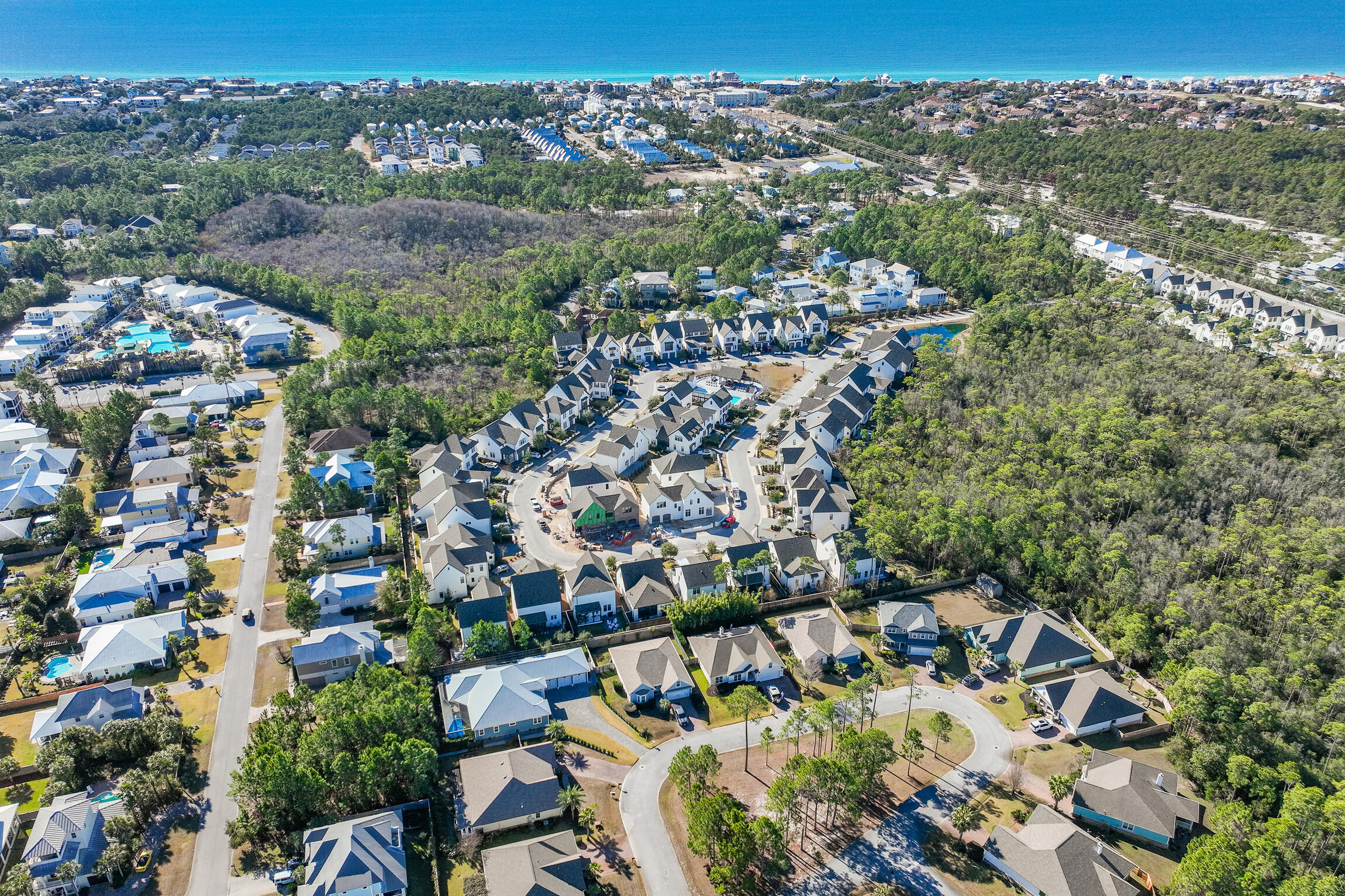90 Ocean Spray Circle Santa Rosa Beach, FL 32459 - Photo 57 of 57 an aerial view of multiple house