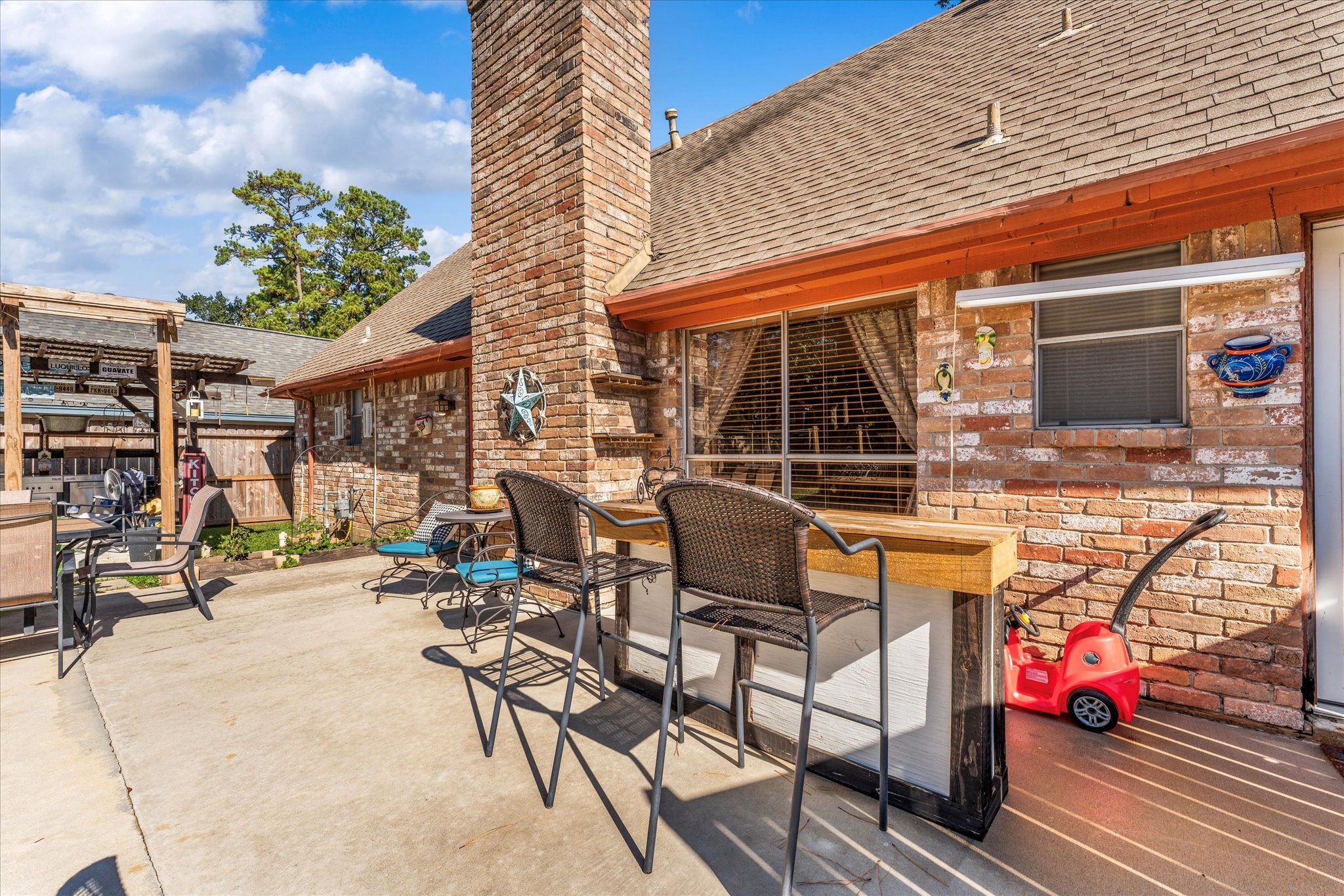 19527 Enchanted Spring Drive Spring, TX 77388 - Photo 25 of 33 a view of outdoor seating