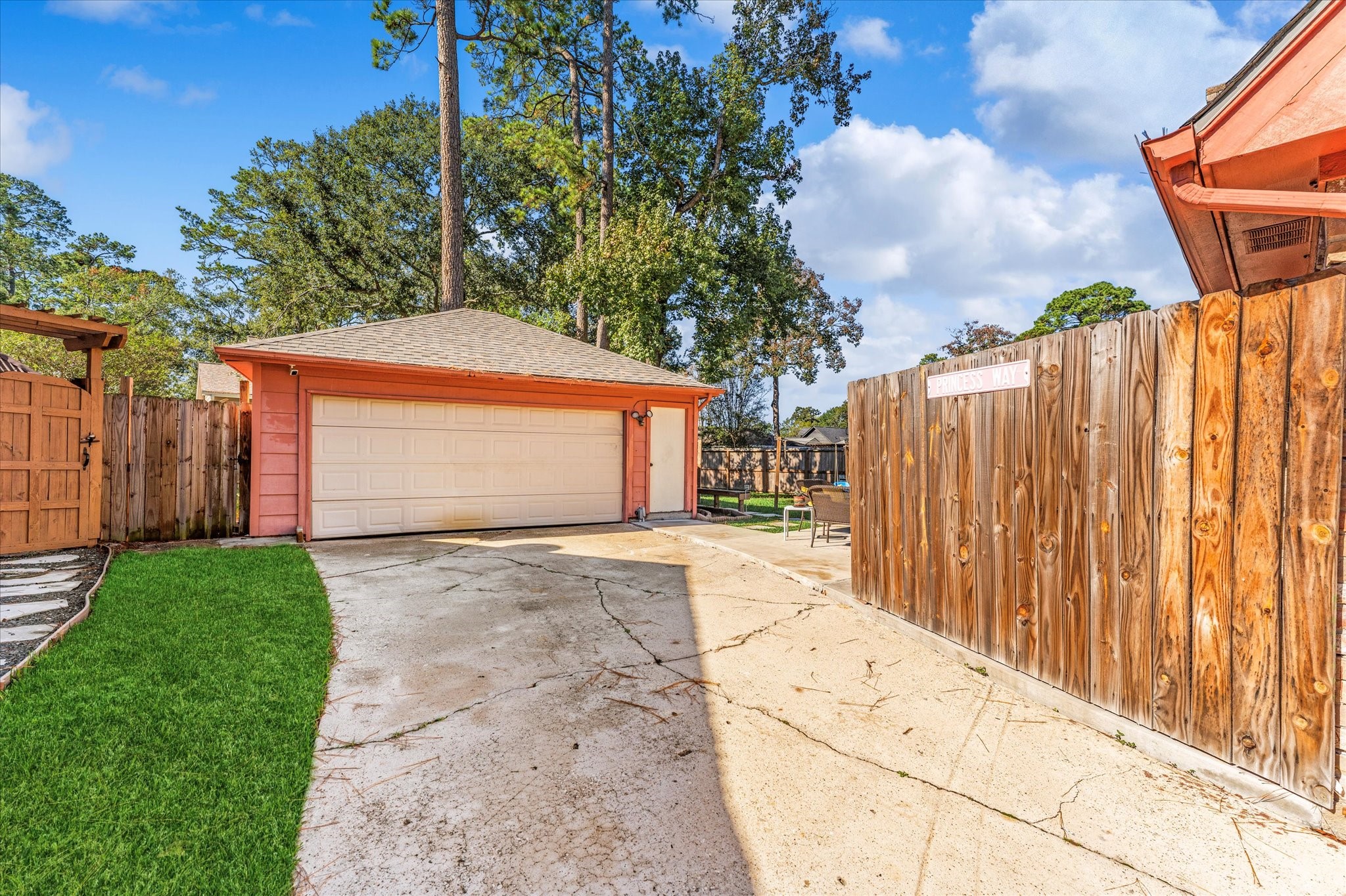 19527 Enchanted Spring Drive Spring, TX 77388 - Photo 32 of 33 a view of backyard of house