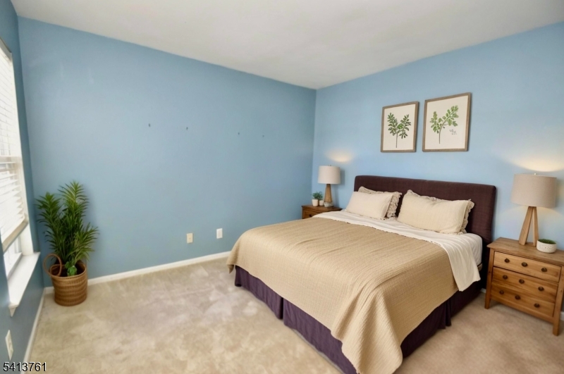263 Ridge Drive Pompton Lakes, NJ 07442 - Photo 13 of 20 a bedroom with a bed and a potted plant