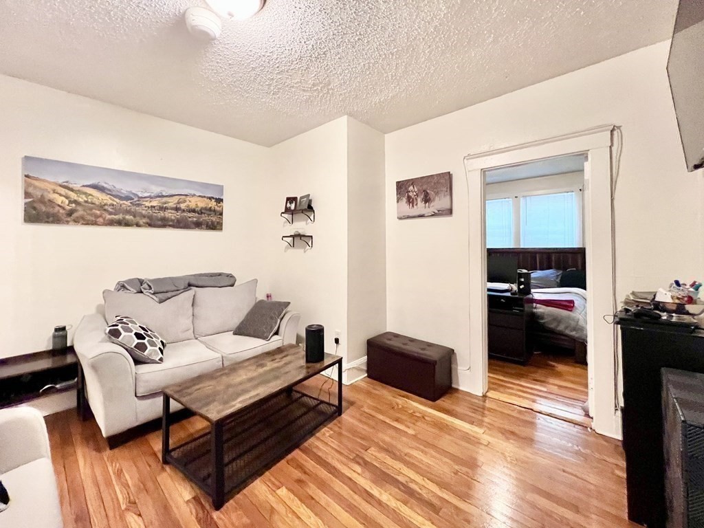 26 Chiswick Road, Unit 6 Boston, MA 02135 - Photo 21 of 31 a living room with furniture and a wooden floor