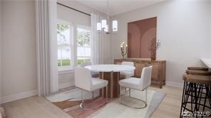 11301 Benton Pointe Way Chester, VA 23831 - Photo 6 of 12 a view of a dining room with furniture and chandelier