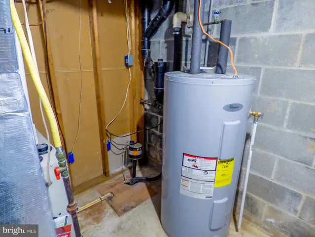 a view of storage and utility room