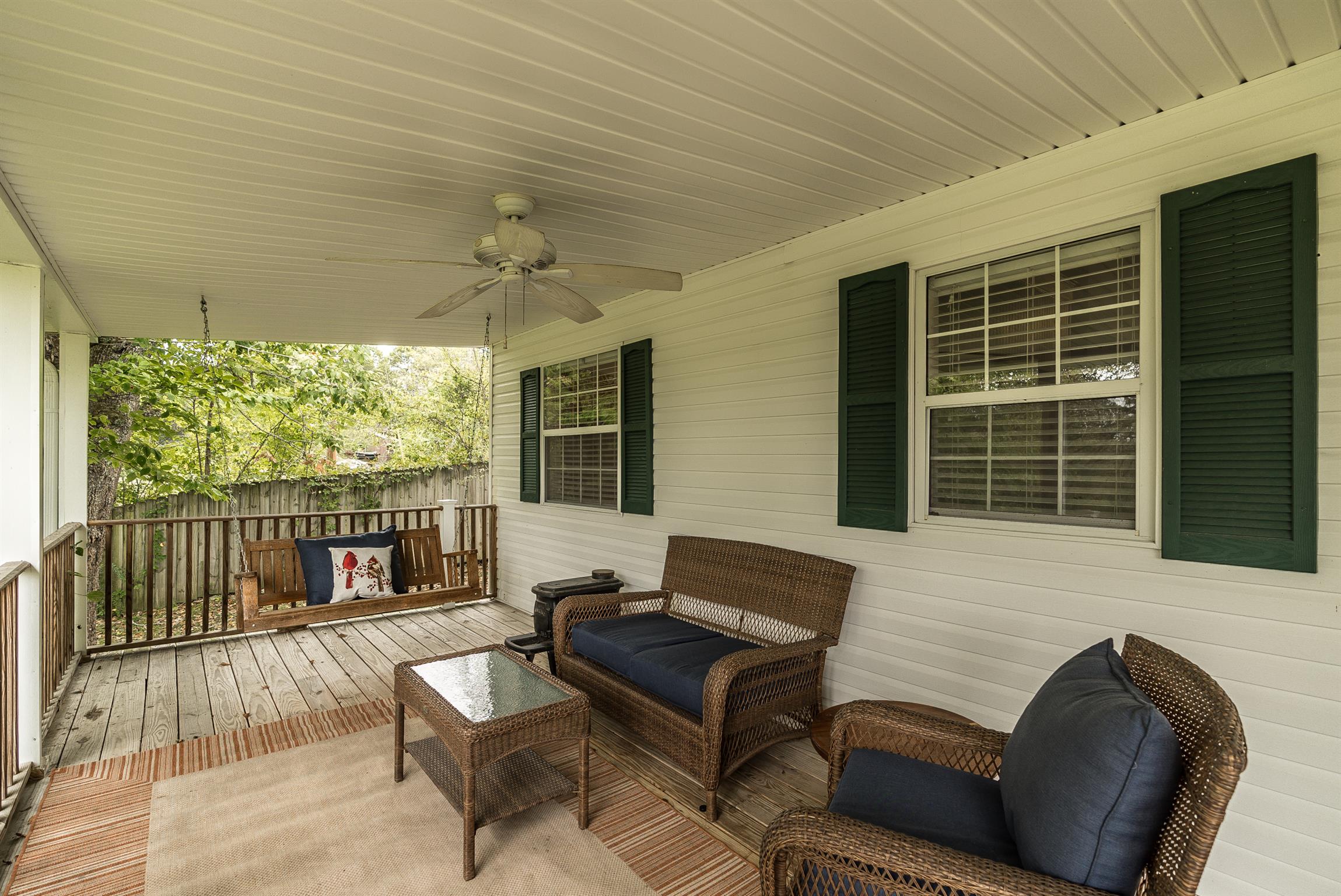 88 Canoe Branch Road Lebanon, TN 37087 - Photo 18 of 30 a balcony with furniture and a potted plant