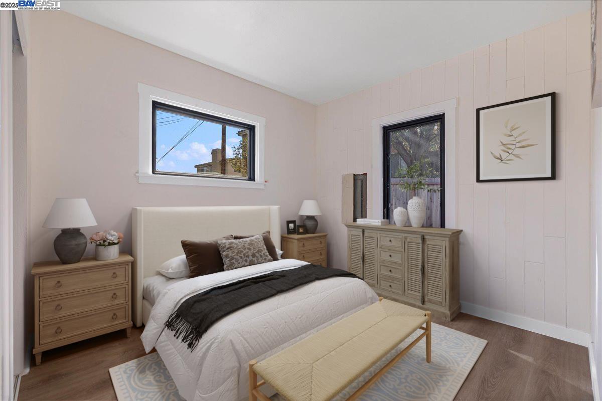 3280 Ohlone Way Hayward, CA 94541 - Photo 31 of 48 a bedroom with a bed and cabinet
