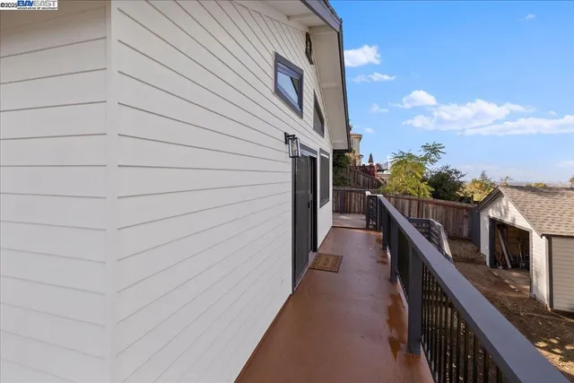 a view of balcony and deck