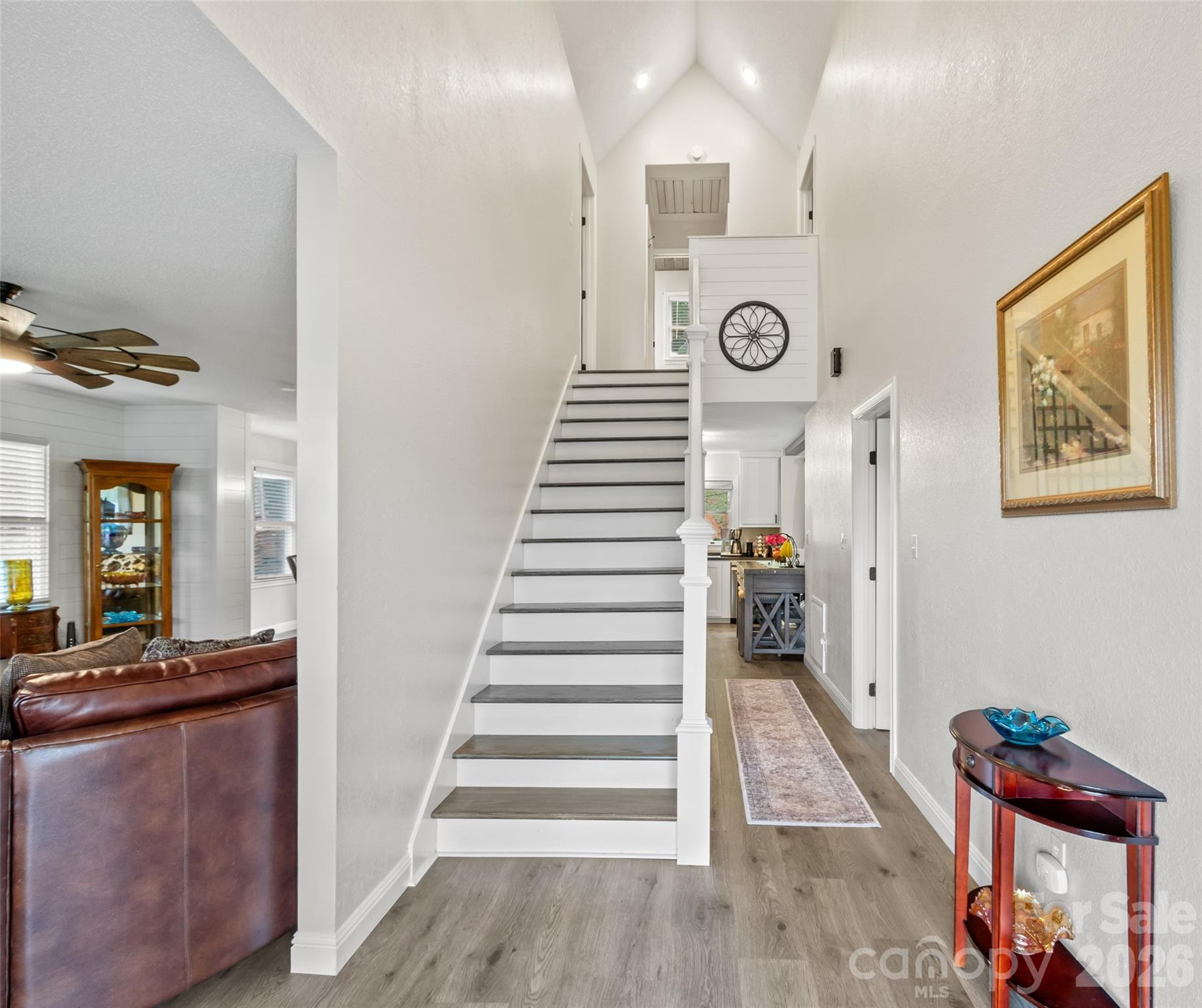 2581 Double Island Road Green Mountain, NC 28740 - Photo 20 of 48 a view of entryway and hall with wooden floor