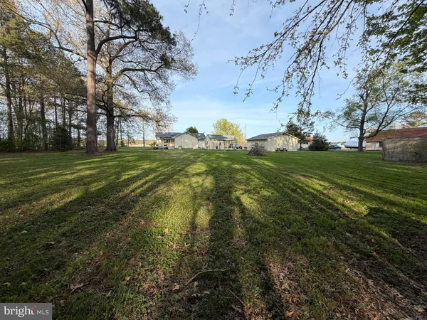 a yard with lots of green space