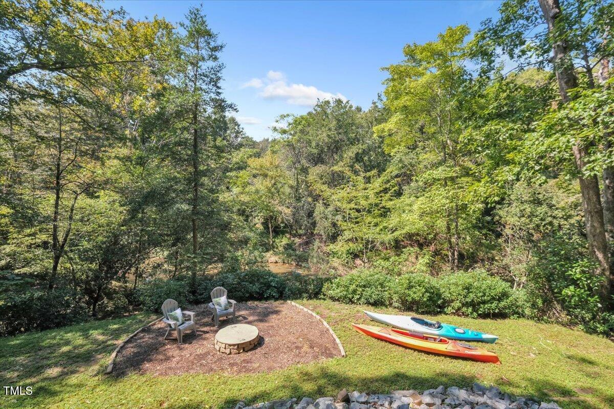175 Cardens Cove Road Timberlake, NC 27583 - Photo 35 of 45 Backyard and Flat River
