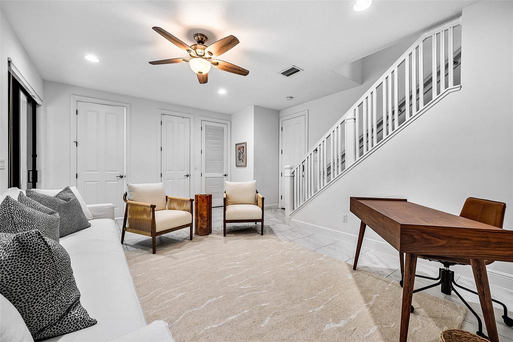 608 Windward Circle Boynton Beach, FL 33435 - Photo 20 of 26 a living room with furniture and a ceiling fan