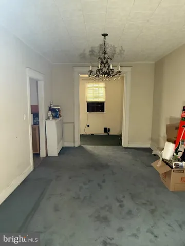 a view of a room with a projector