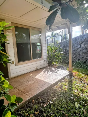 a view of a door of the house