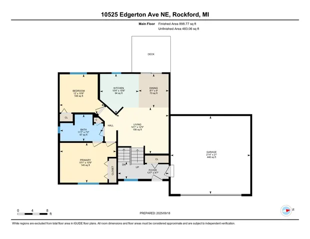 $425,000 | 10525 Edgerton Avenue Northeast, Rockford, MI 49341