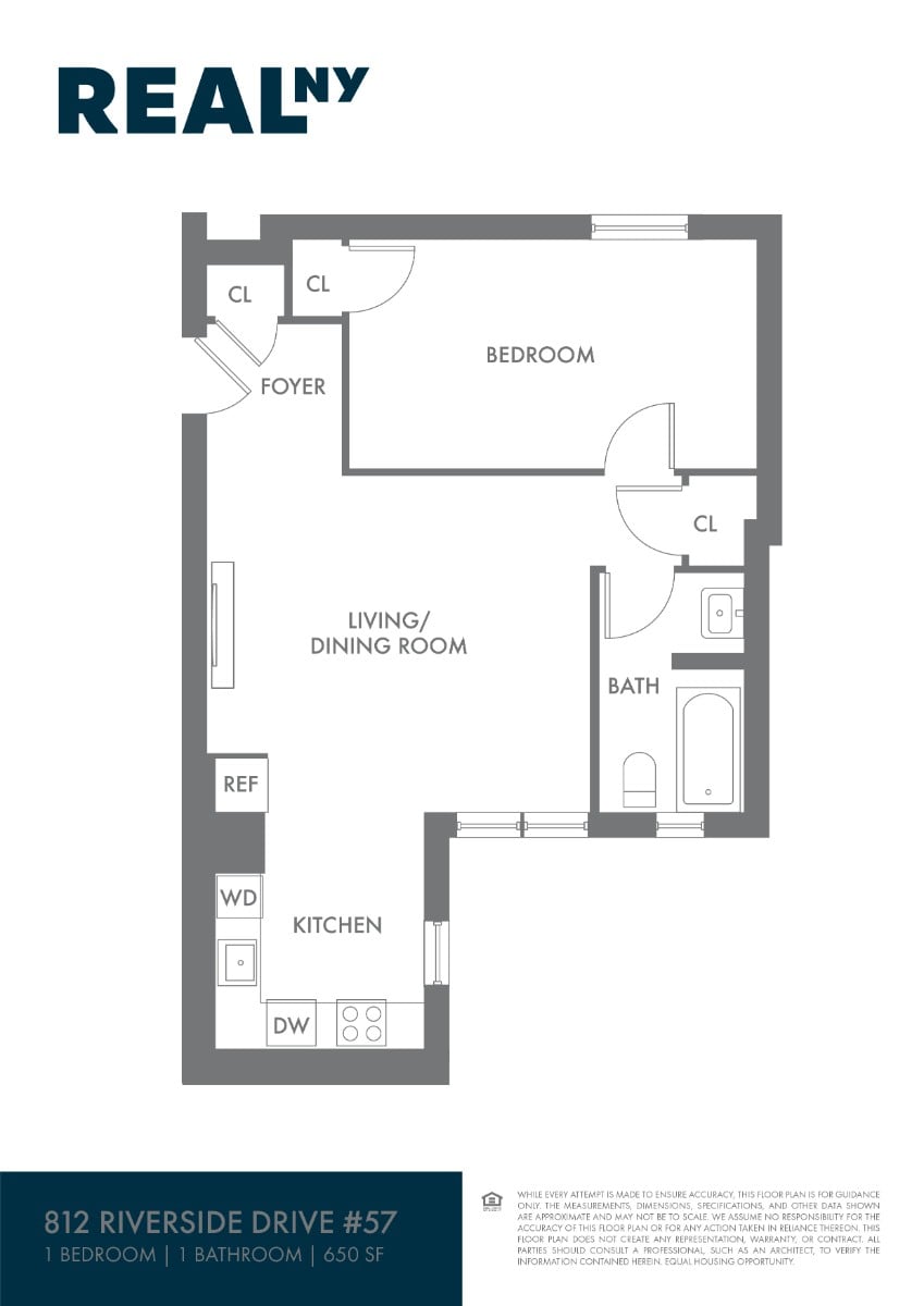 812 Riverside Drive, Unit 57 Manhattan, NY 10065 - Photo 10 of 10 Floor Plan