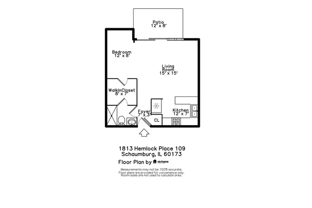 $149,900 | 1813 Hemlock Place, Unit 109, Schaumburg, IL 60173