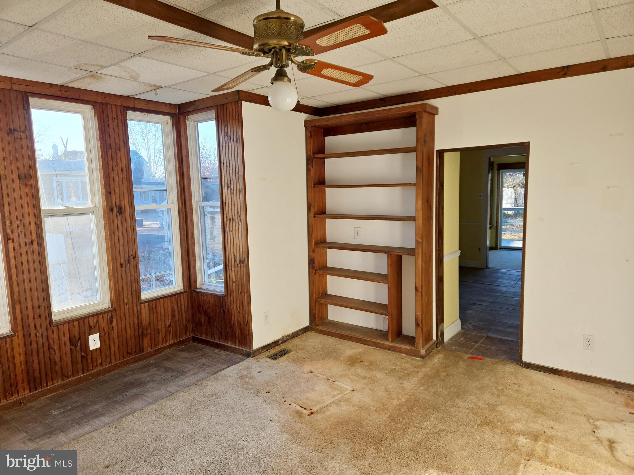 216 Broad Street Swedesboro, NJ 08085 - Photo 22 of 38 an empty room with windows and fan