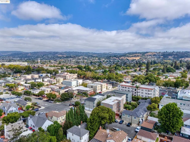 a aerial view of a house