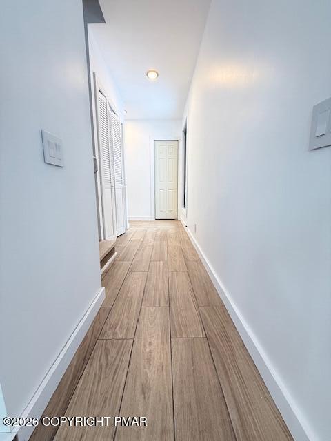 128 Gabrielle Lane Dingmans Ferry, PA 18328 - Photo 17 of 56 a view of a room with wooden floor and staircase