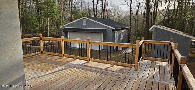 128 Gabrielle Lane Dingmans Ferry, PA 18328 - Photo 3 of 56 a view of a roof deck with wooden floor and fence