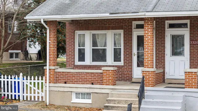 a front view of a house with a window