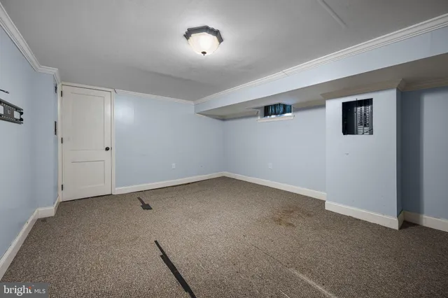 a view of an empty room