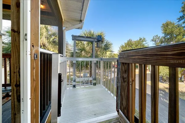 a view of balcony
