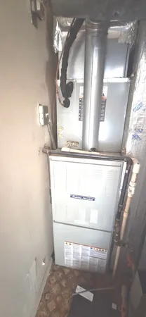 a view of water heater room