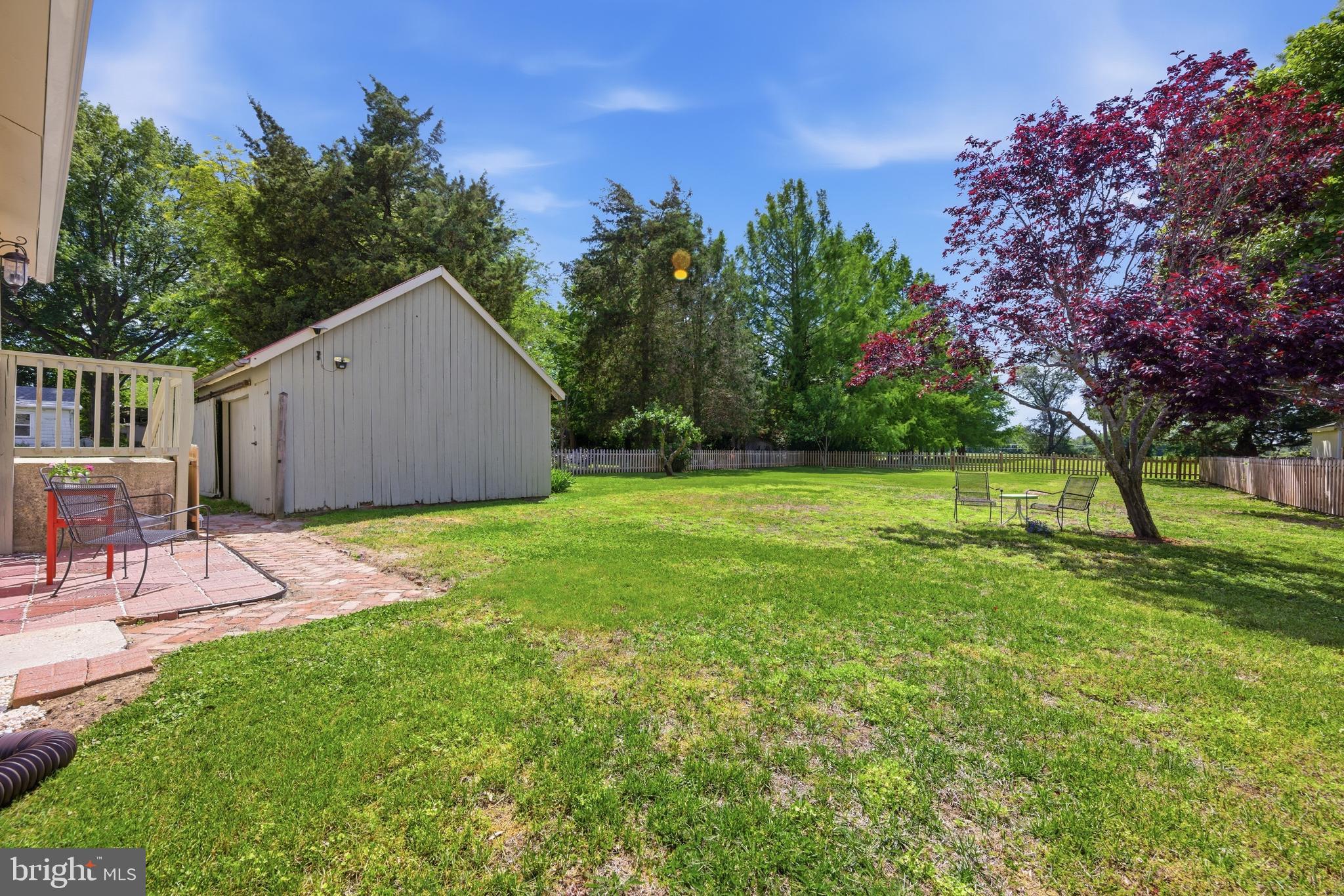 106 Main Street Preston, MD 21655 - Photo 27 of 31 a view of backyard with a garden and trees
